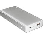 Trust Omni Plkus Metal PowerBank USB-C QC 20 000 mAh, strieborná
