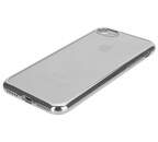 Xqisit Flex Case Chromed Edge puzdro pre iPhone 8/7/6S/6, strieborná