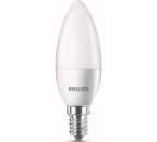 LED Philips sviečka 6-balenie, 5,5W, E14, teplá biela