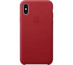 Apple kožené puzdro pre Apple iPhone XS, (PRODUCT)RED