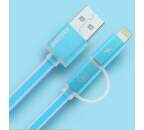 REMAX AA-1145 AURORA 2v1 USB KÁBEL modrý
