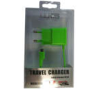 Winner síťová nabíječka Micro USB (zelená)