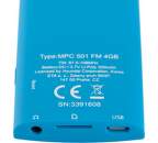 Hyundai MPC 501 4GB FM - MP3/MP4 prehrávač (modrý)