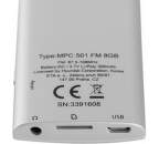 Hyundai MPC 501 8GB FM - MP3/MP4 prehrávač (strieborný)