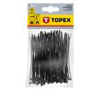 TOPEX 2,5 x 100 mm 100 ks, čierna