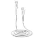 SBS USB-C - Lightning kábel 1m, biela
