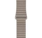 Apple Watch 44 mm kožený remienok Loop Strap L, kamenne sivý