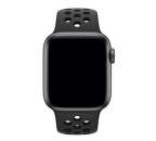 Apple Watch 40 mm Nike športový remienok S/M a M/L, antracitový/čierny