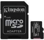 Kingston microSDXC Canvas Select Plus 256 GB UHS-I U1 + SD adaptér