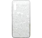 Mobilnet Marble Glass puzdro pre Samsung Galaxy A30s, biela