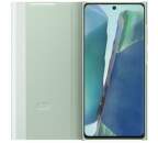 Samsung Clear View puzdro pre Note20 zelené