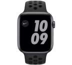 Apple Watch SE Nike 44 mm vesmírne sivý hliník / antracitový / čierny športový remienok Nike