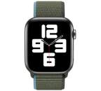 Apple Watch 44 mm športový prevliekací remienok snovo zelený