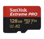 SanDisk Extreme Pro microSDXC 128 GB 170 MB/s A2 C10 V30 UHS-I U3 + Adaptér