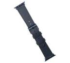 Fixed Leather Strap remienok pre Apple Watch 42/44/45 mm modrý