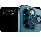 Tempered Glass Protector 0,3 karátové zafírové sklo pre kameru Apple iPhone 12 Pro Max tichomorsky modré