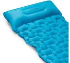 Spokey AIR BED PILLOW BIG samonafukovací matrac s poduškou 213x62x6 cm modrý.3