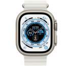Apple Watch 49 mm remienok oceánsky biely (2)