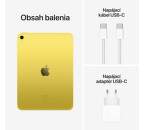 Apple iPad (2022) 256GB Wi-Fi + Cellular žltý