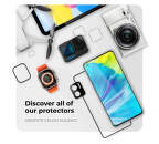 Tempered Glass Protector ochranné sklo pre iPhone 15 Pro čierne + sklo na kameru (4)