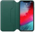 Apple kožené puzdro Folio pre iPhone XS Max, píniovo zelená
