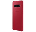 Samsung Leather Case pre Samsung Galaxy S10+, červená