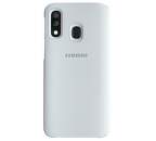 Samsung Wallet flipové puzdro pre Samsung Galaxy A40, biela