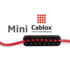 CABLOX mini organizér na káble čierny 3 ks v balení