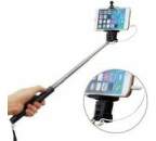Mobilnet selfie tyč s 3,5 mm konektorom, čierna