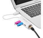 UGREEN 20267 USB 2.0 Combo—USB 2.0 10/100Mbps Ethernet + 3x Portový USB 2.0 Hub