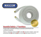 Mascom 7676-175W - koaxiálny kábel F-F konektory, OFC, 17,5 m