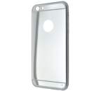 Mobilnet iPhone 5/5S Zrkadlové gumené puzdro Strieborné