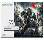 Xbox ONE s 1TB (bílá) + Gears of War 4_1