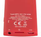 Hyundai MPC 501 4GB FM - MP3/MP4 prehrávač (červený)
