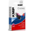 KMP CLI571M XL, C107MX recyk. náplň