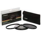 Polaroid 52mm UV MC, CPL, ND9 Filter kit 3ks