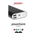 Power+ powerbanka 16 000 mAh, čierna