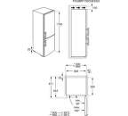 ZANUSSI ZRB33103WA - biela kombinovaná chladnička