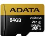 A-DATA microSDXC 64 GB 275 MBS U3 CLASS 10 UHS-II