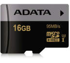 A-DATA microSDHC 16 GB 95 MBS U3 CLASS 10 UHS-I
