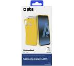 SBS gumené puzdro pre Samsung Galaxy A40, žltá