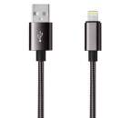 Mobilnet USB/Lightning kábel 1m, sivá