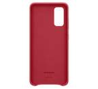 Samsung Leather Cover puzdro pre Samsung Galaxy S20, červená