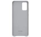 Samsung Leather Cover puzdro pre Samsung Galaxy S20+, svetlo sivá