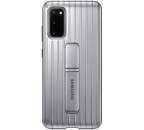 Samsung Protective Standing Cover pre Samsung Galaxy S20, strieborná