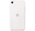 Apple silikónový kryt pre iPhone SE, biela
