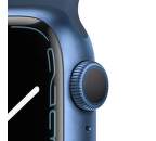 Apple Watch Series 7 41 mm modrý hliník s námornícky modrým športovým remienkom