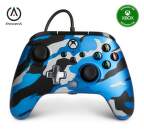 PowerA Enhanced Wired Controller pre Xbox SeriesOne - Metallic Blue Camo (1)