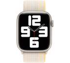 Apple Watch 45 mm športový prevliekací remienok hviezdne biely (3)