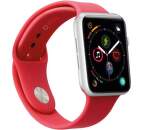 Case & Me silikónový remienok veľkosť M pre Apple Watch 38/40/41 mm červený